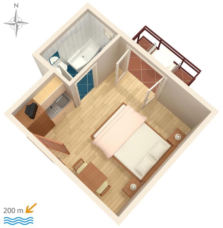Apartments With A Parking Space Baska Voda, Makarska - 6773 Ngoại thất bức ảnh